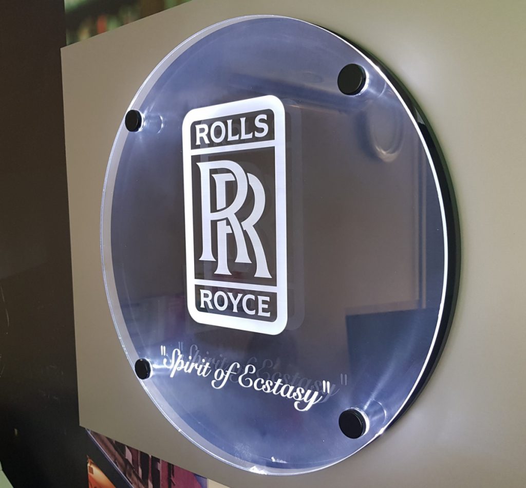 Edge-lit etched RR from Sign Lighting Australia