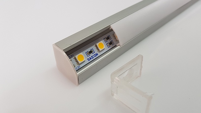 Sasigns Corner Profile LED cover and defuser in one