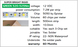 Super Bright GREEN LEDs from Sign Lighting Australia