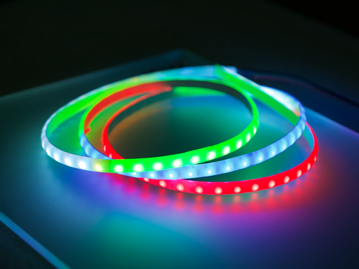Digital RGB strip lighting